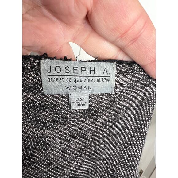 Joseph A. Women's Thin Knit Long Open Cardigan Sweater ~ Size 3X - Picture 5 of 6